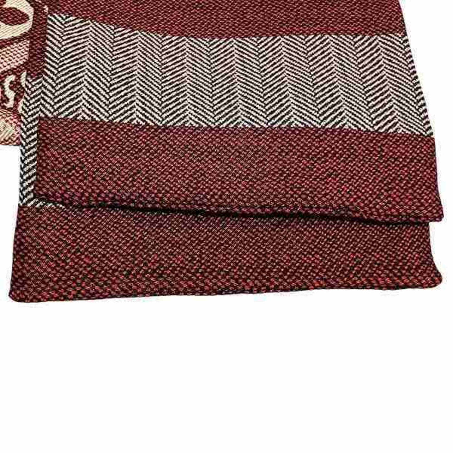 Jacquard Knit Scarf  1854 Style