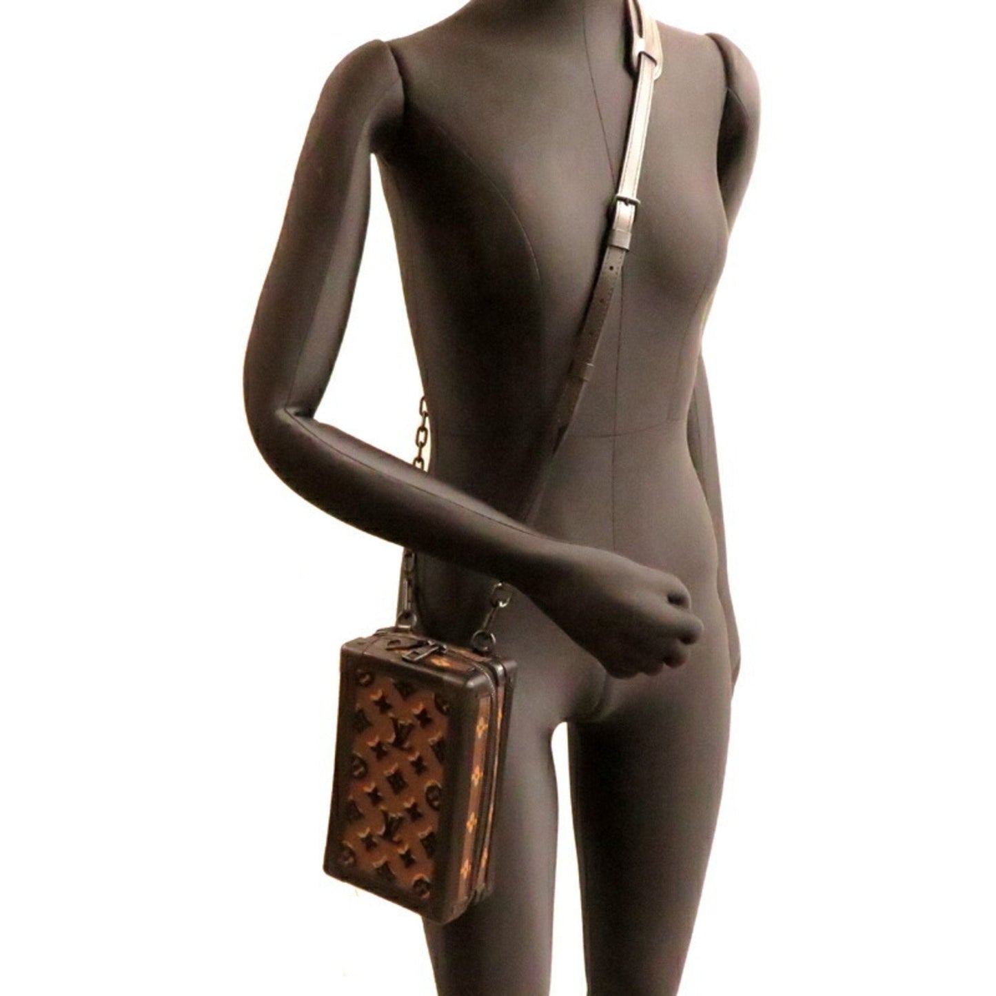 Soft Trunk Canvas Bag with Dust Bag and Shoulder Strap
