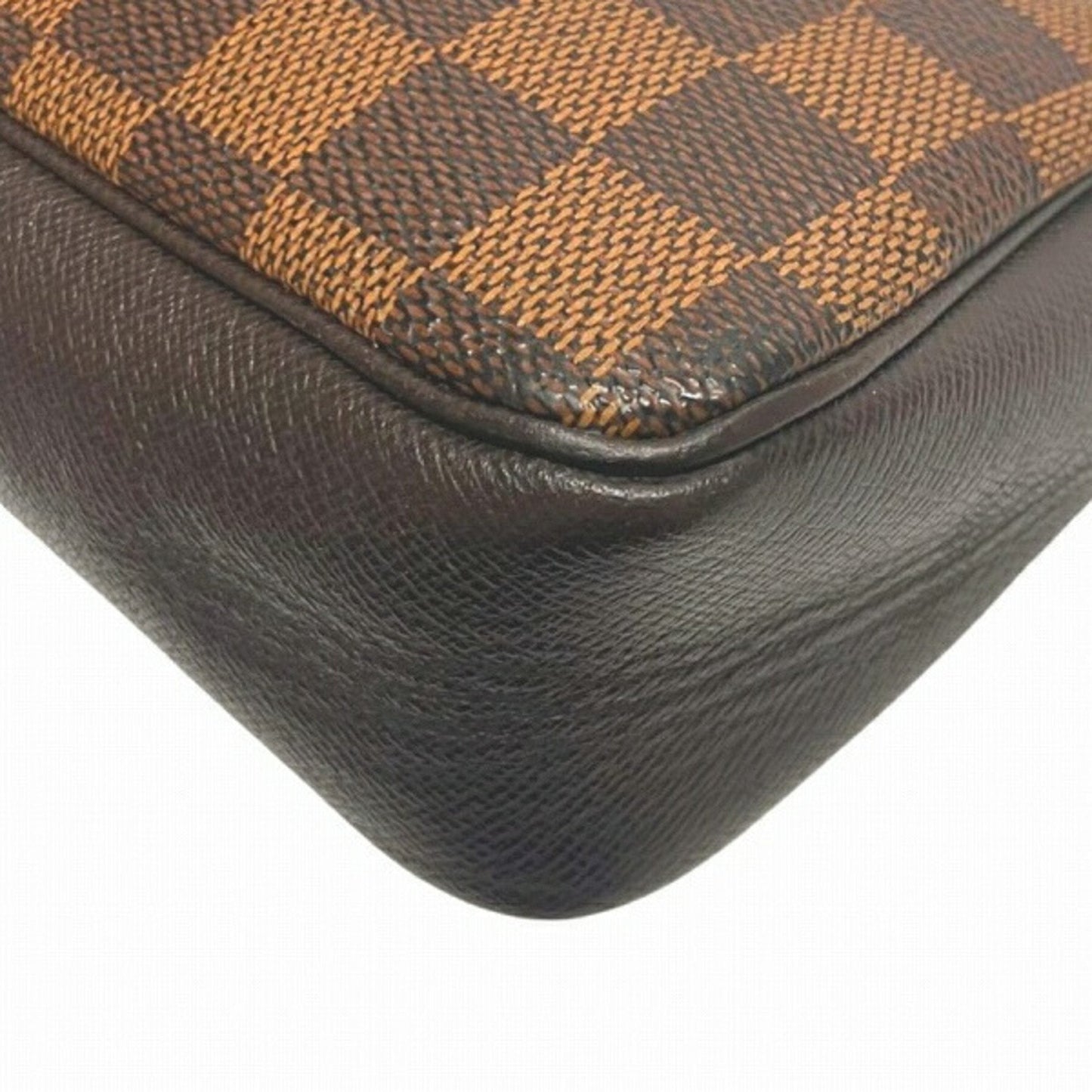 Pochette Damier Ebene Canvas Shoulder Bag