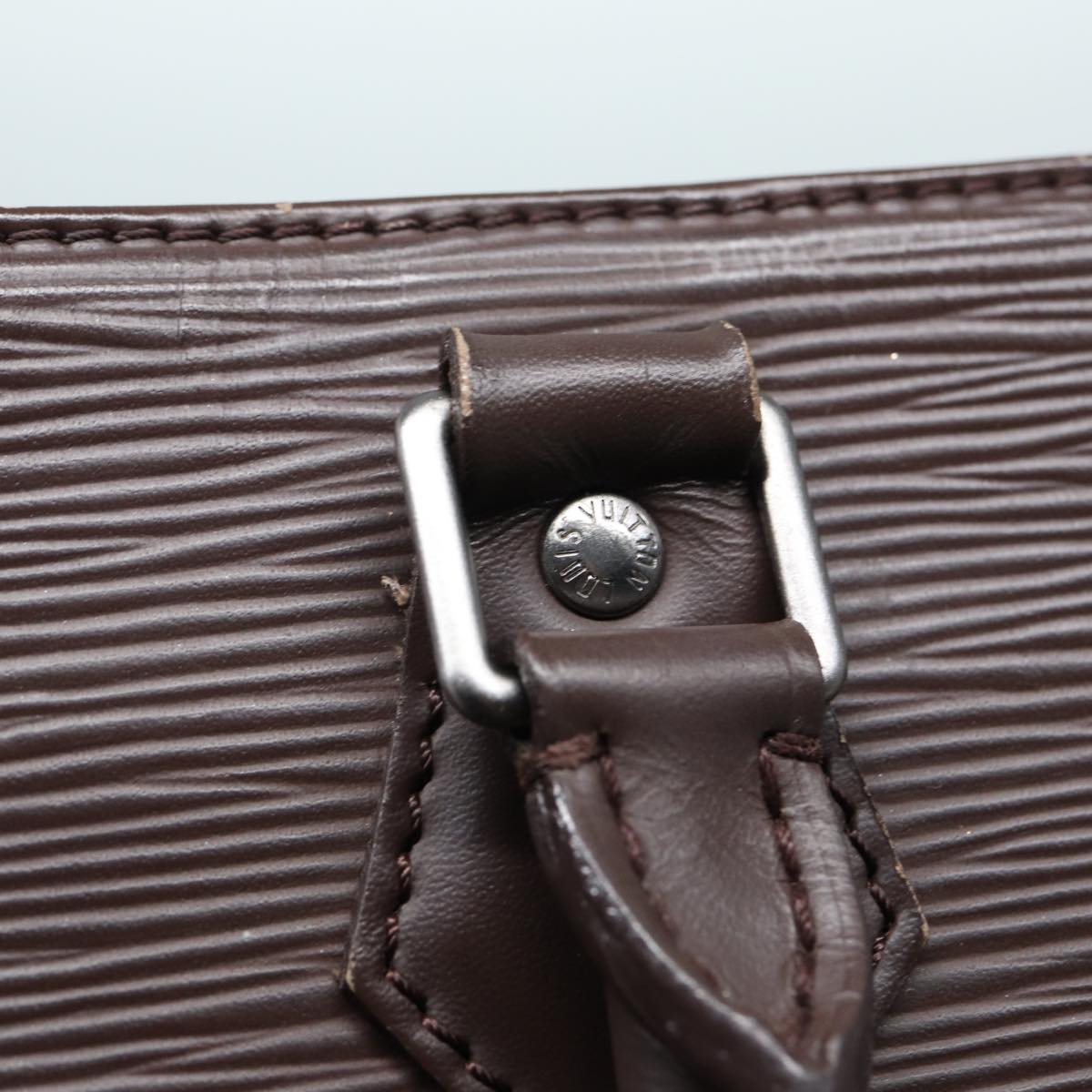 Epi Leather Tote Brown