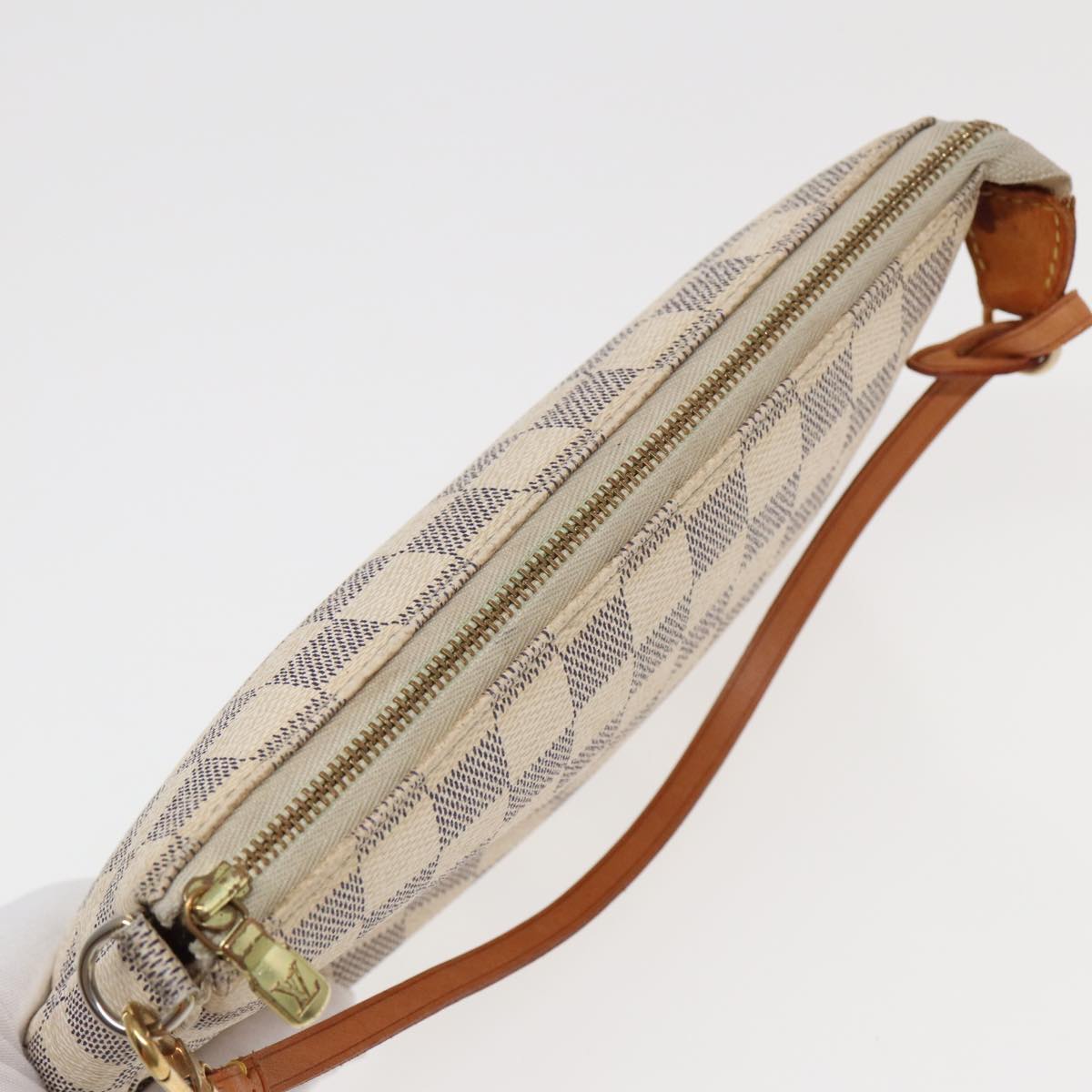 Pochette Damier Azur Canvas Clutch