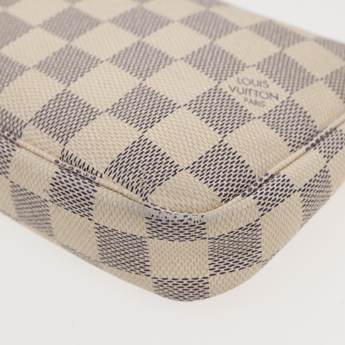 Pochette Damier Azur Canvas Clutch