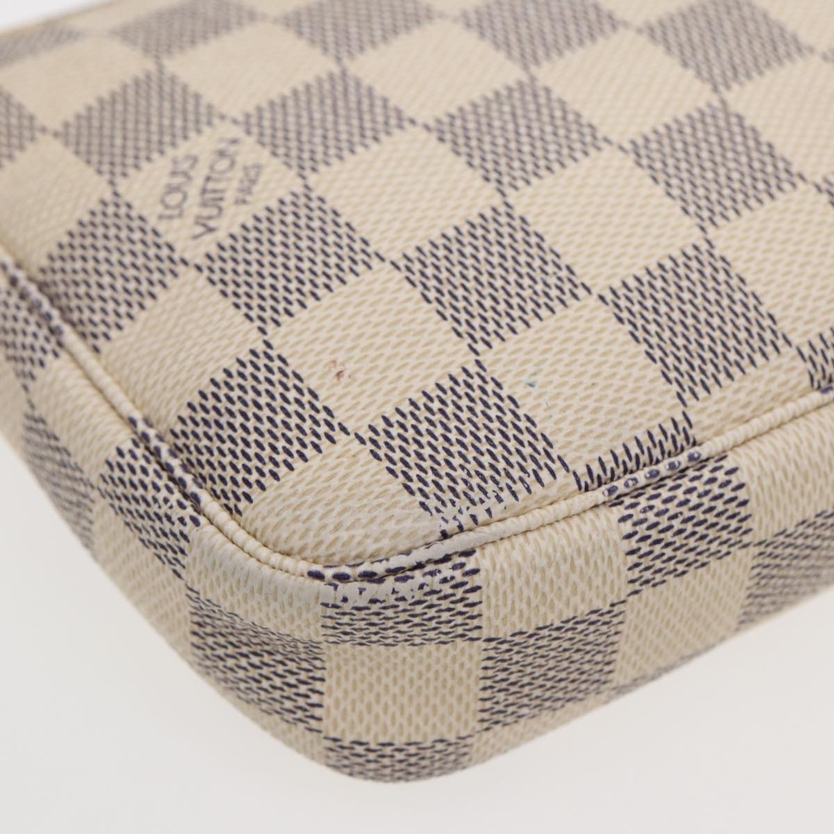 Pochette Damier Azur Canvas Clutch