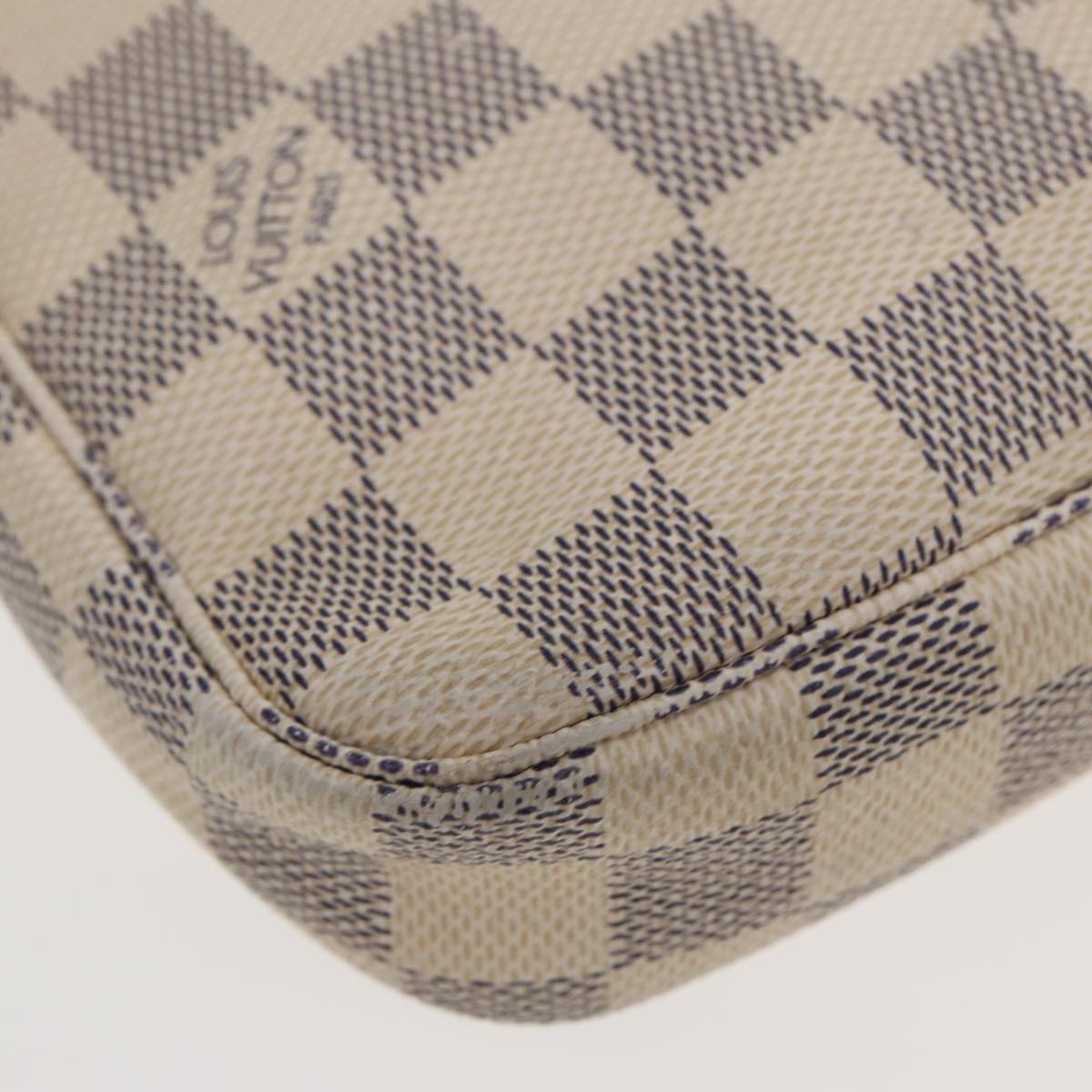 Pochette Damier Azur Canvas Clutch
