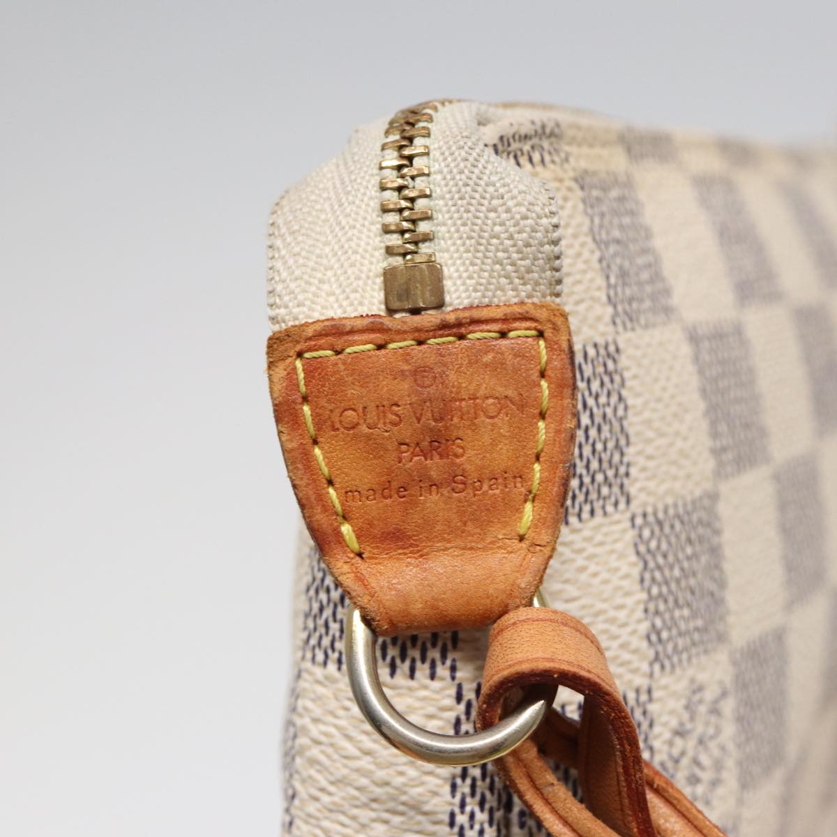 Pochette Damier Azur Canvas Clutch