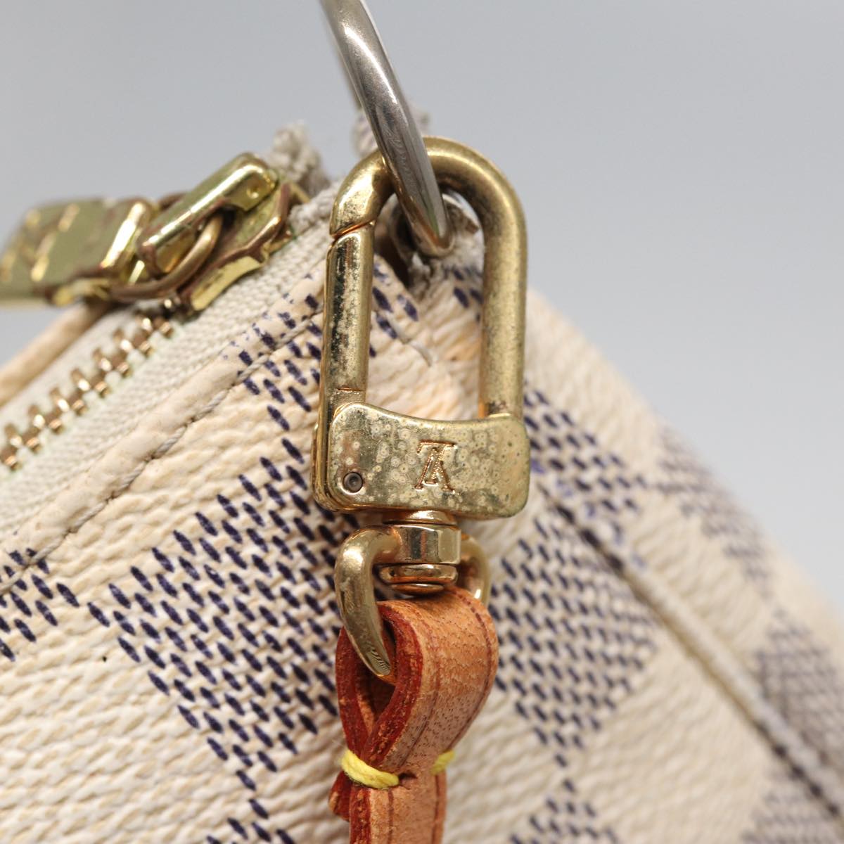 Pochette Damier Azur Canvas Clutch