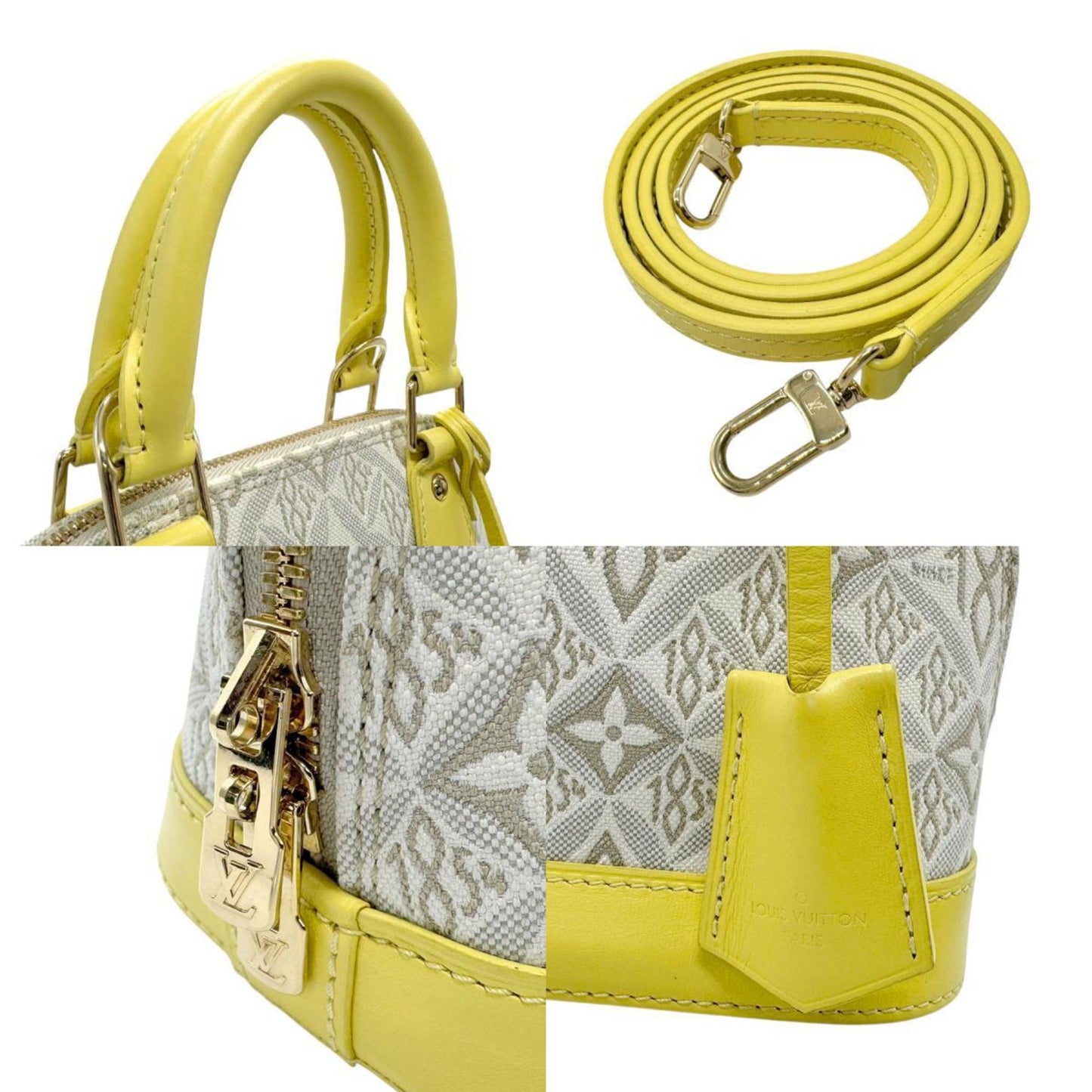 Canvas Alma BB with Dust Bag and Shoulder Strap