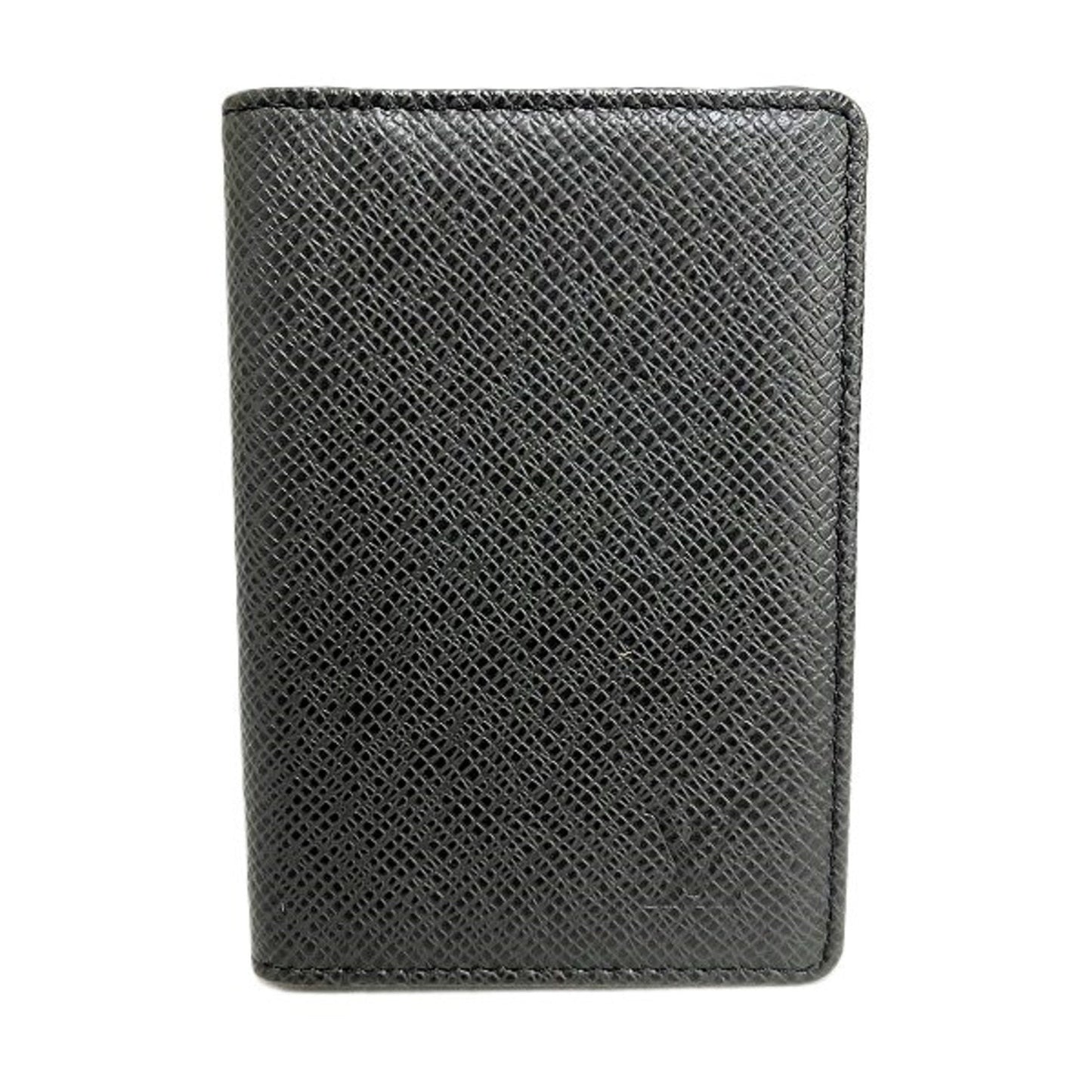 Pochette Multiple Wallet Black Leather Card Holder