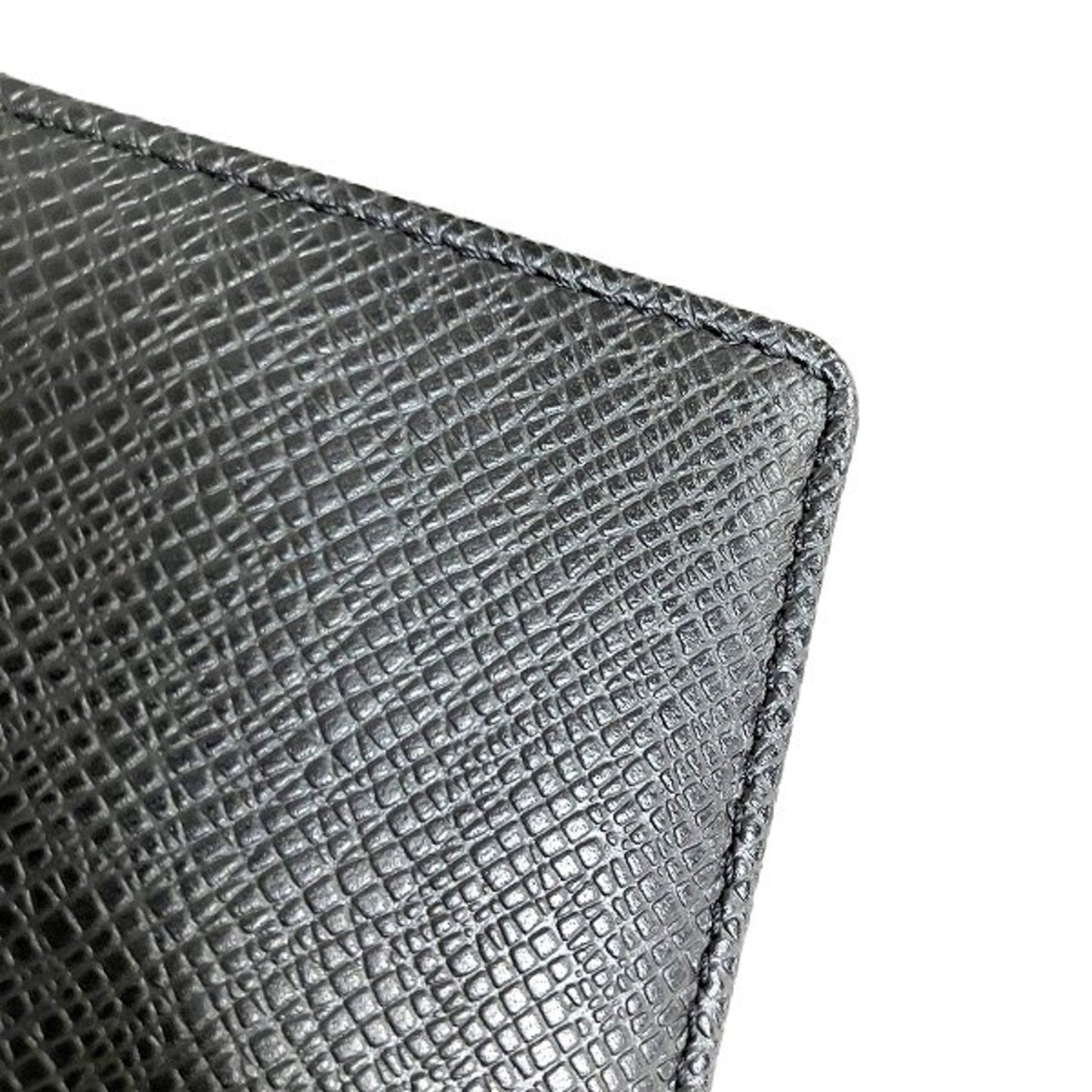 Pochette Multiple Wallet Black Leather Card Holder