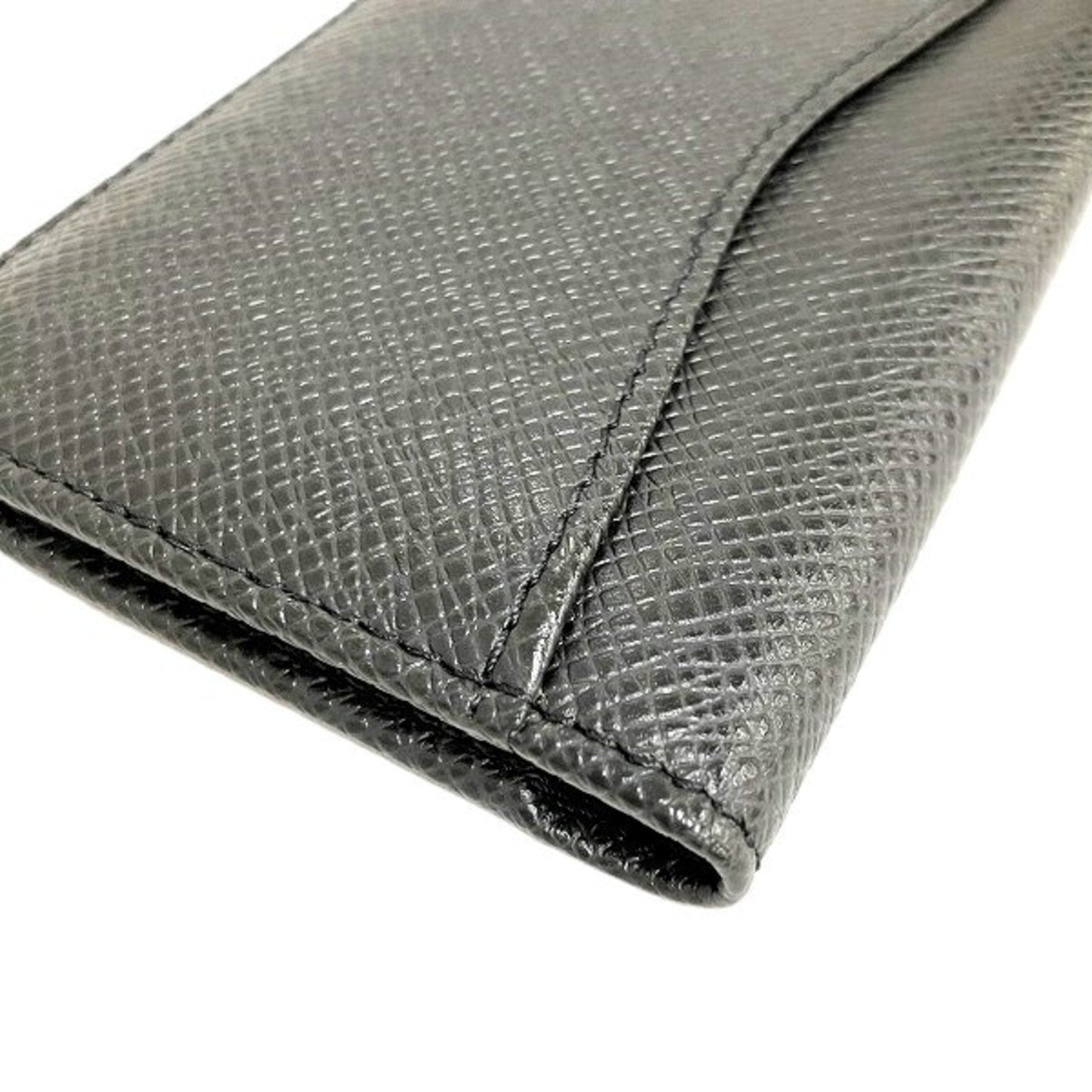 Pochette Multiple Wallet Black Leather Card Holder