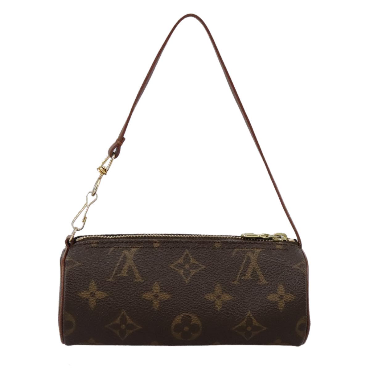 Mini Baby Papillon Canvas Handbag with Good Condition and Storage Smell