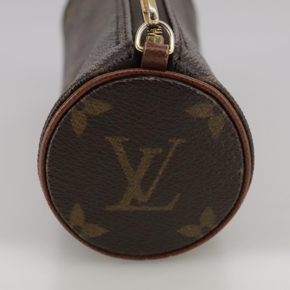 Mini Baby Papillon Canvas Handbag with Good Condition and Storage Smell