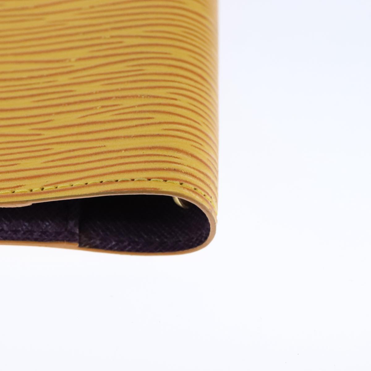 Leather Agenda with Storage Pocket and Metal Fittings