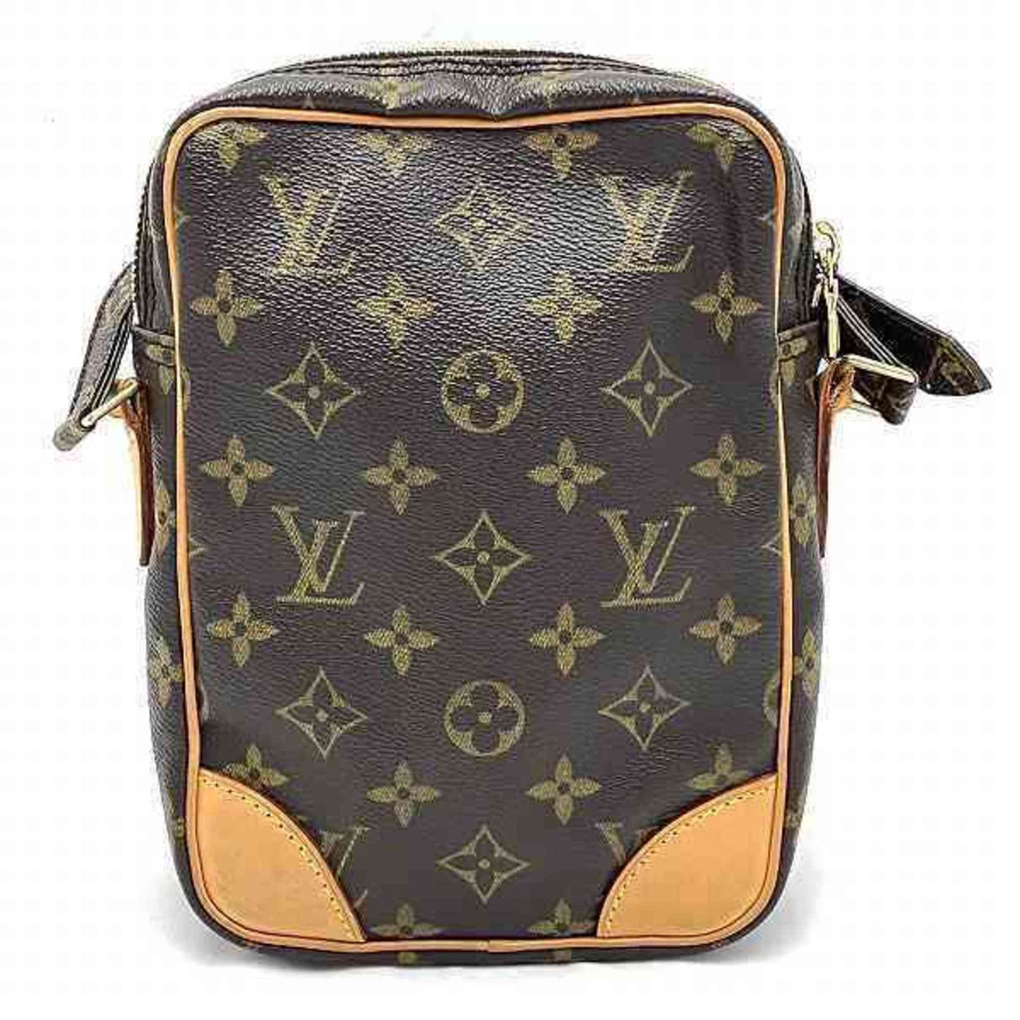 Canvas Shoulder Bag with Slight Rubbed Corners and Slight Scratches