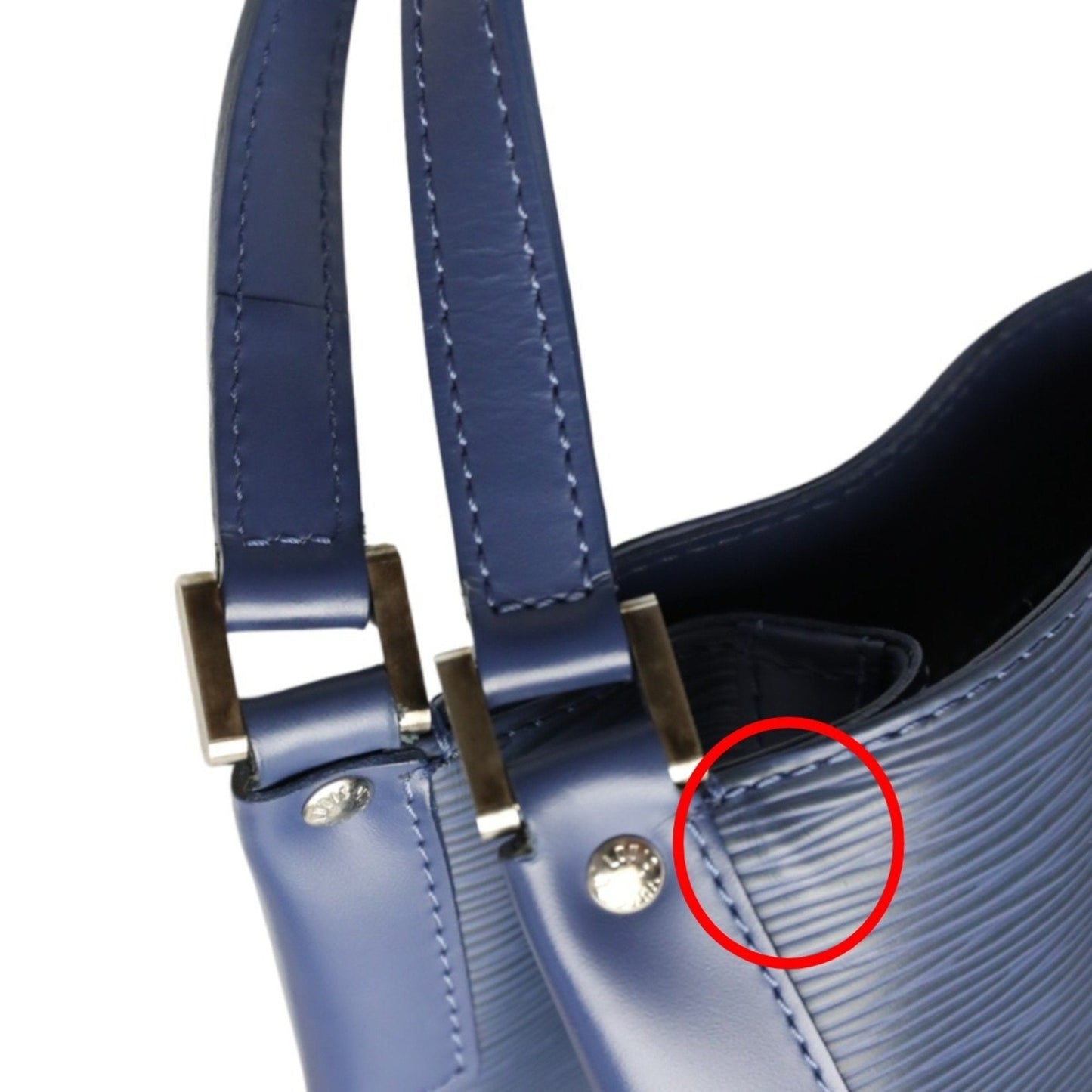 Mandala Leather Handbag with Slight Wear and Scratches
