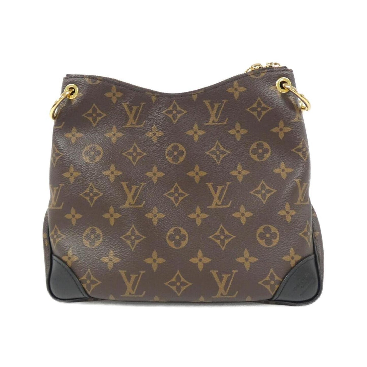 Elegant Canvas Shoulder Bag with Name Tag