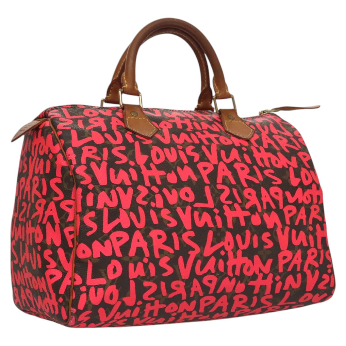 Canvas Speedy Bag with Dust Bag and Serial Number