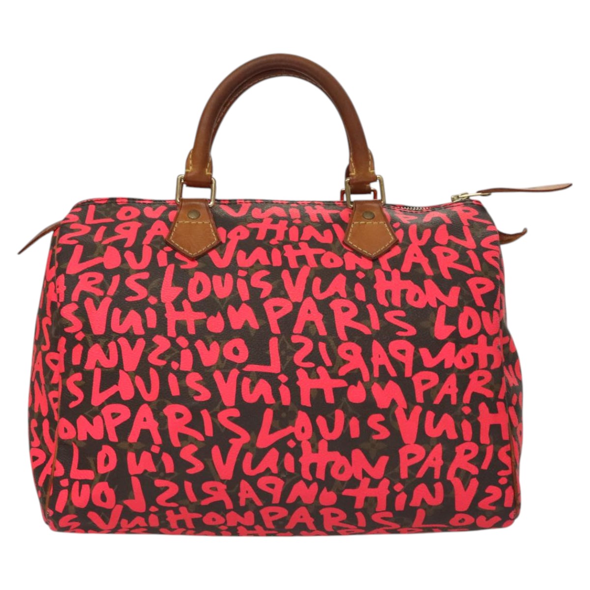 Canvas Speedy Bag with Dust Bag and Serial Number
