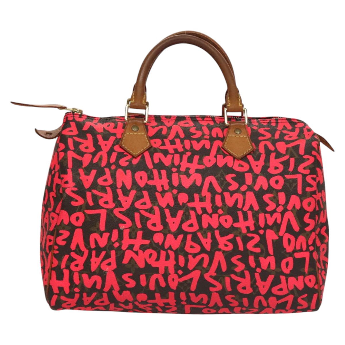 Canvas Speedy Bag with Dust Bag and Serial Number
