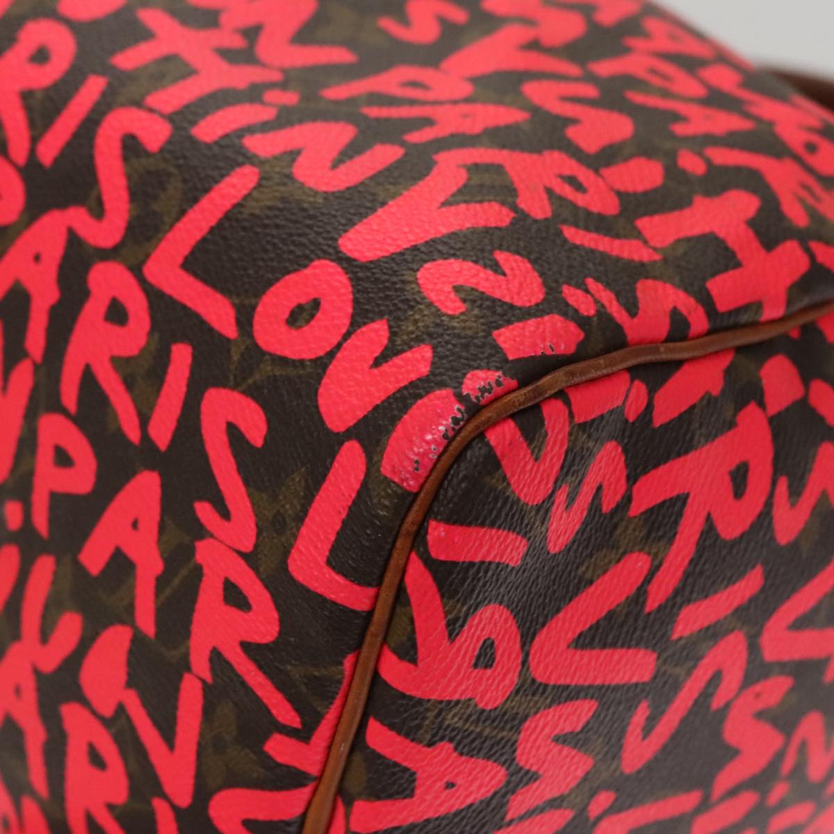 Canvas Speedy Bag with Dust Bag and Serial Number