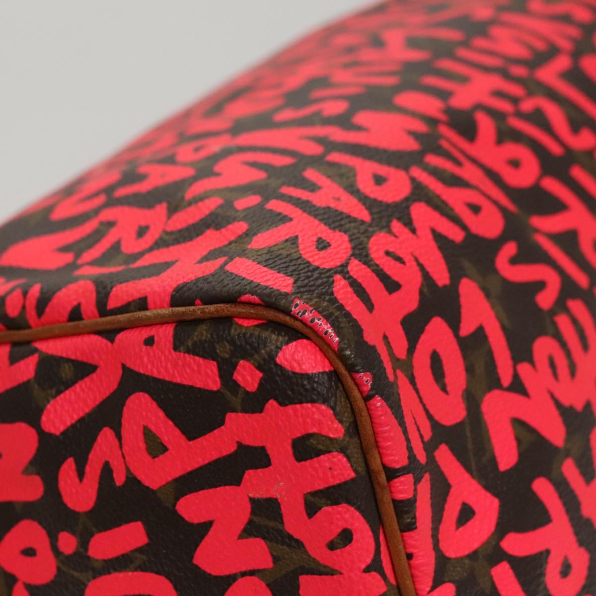 Canvas Speedy Bag with Dust Bag and Serial Number