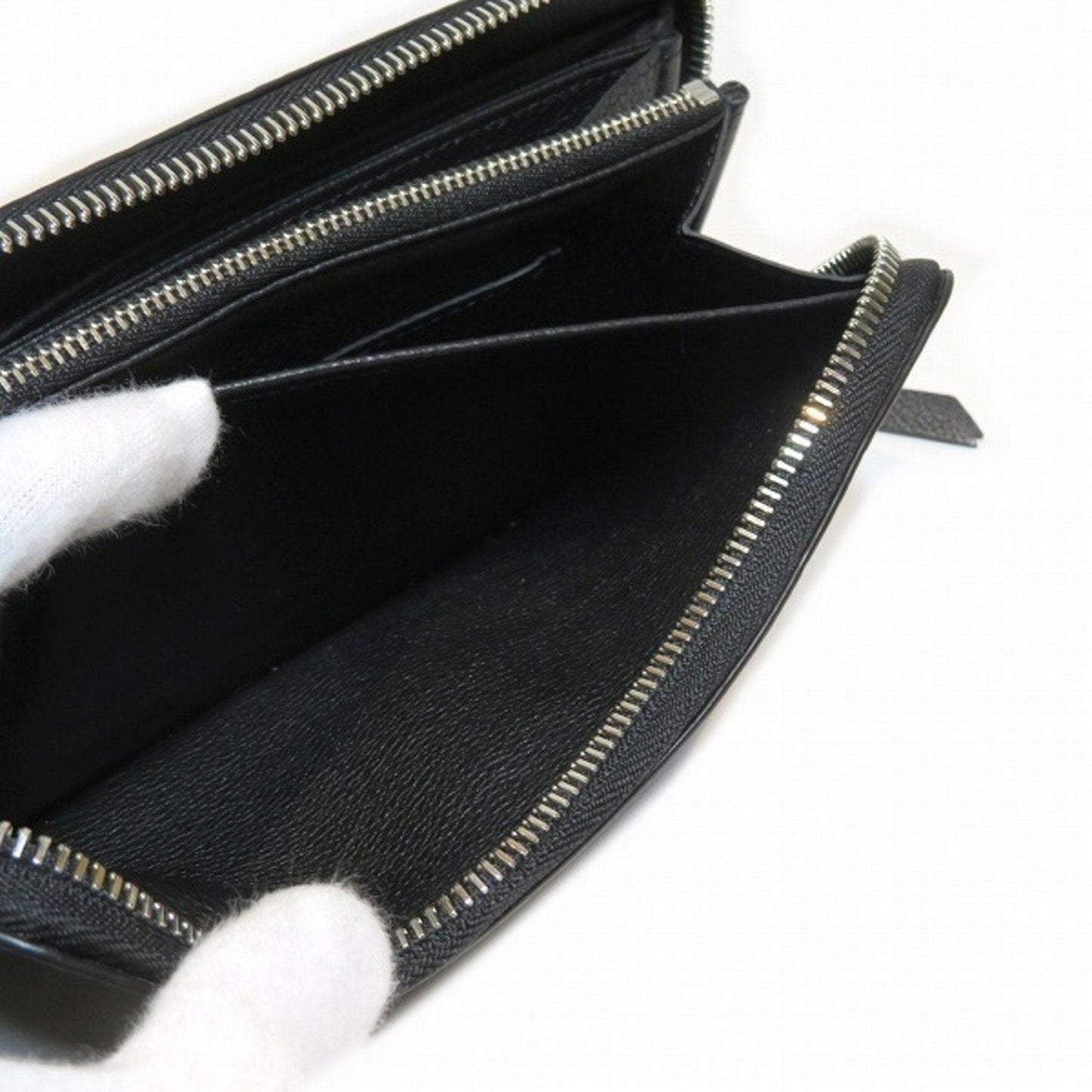 Lockme Leather Wallet with Sleek Design and Slightly Worn Look