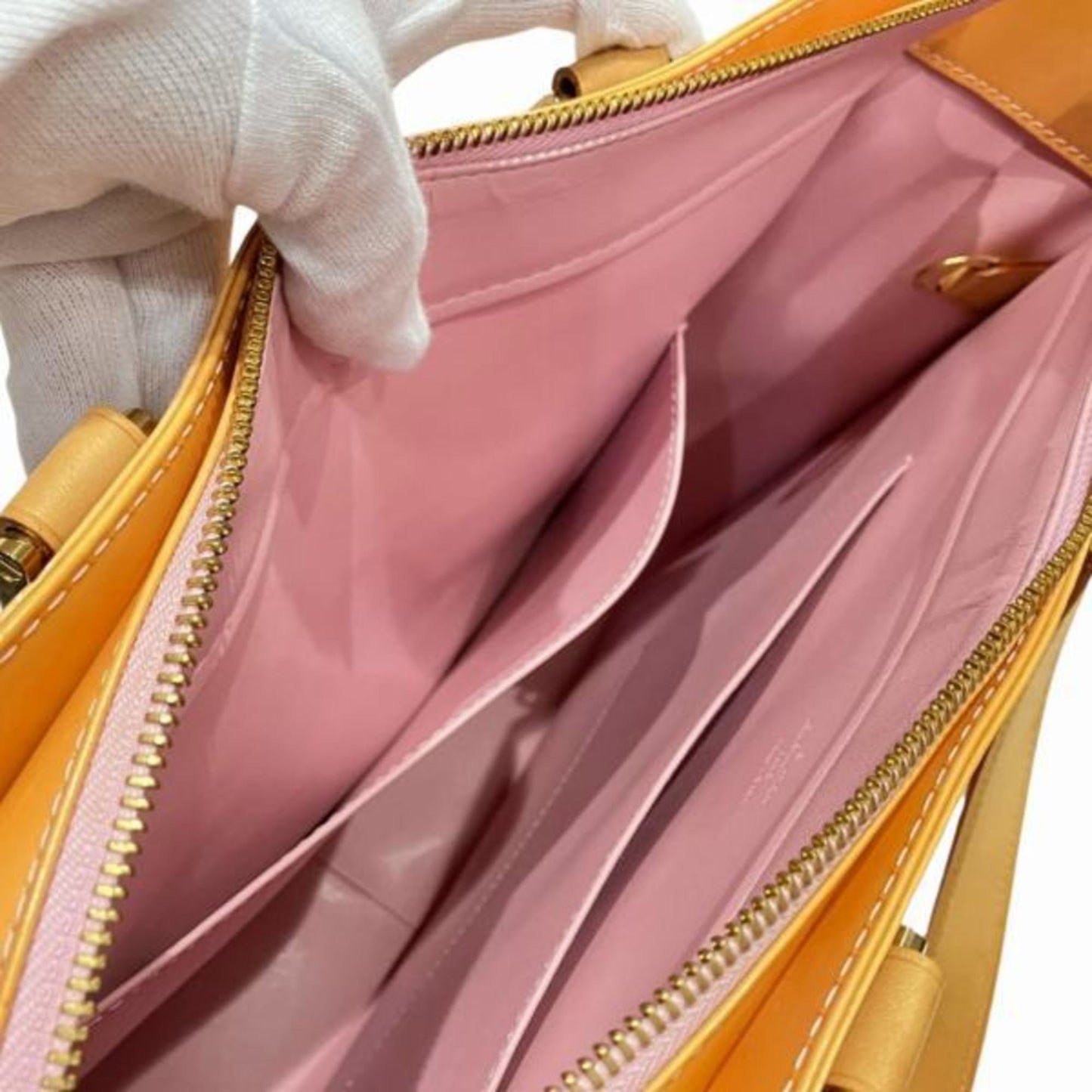 Patent Leather Tote Bag with Box