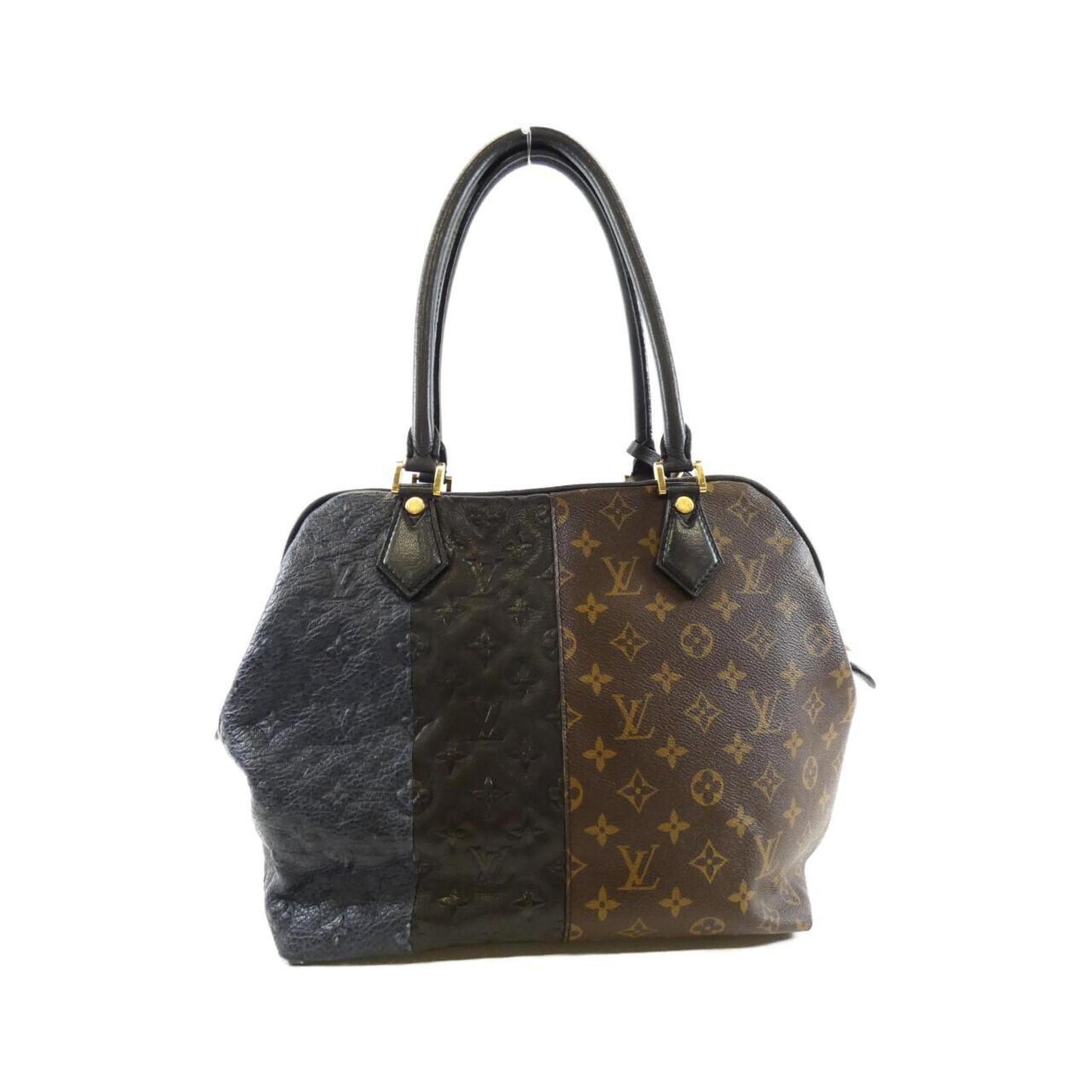 Luxury Canvas Tote Bag with Clochette and Padlock