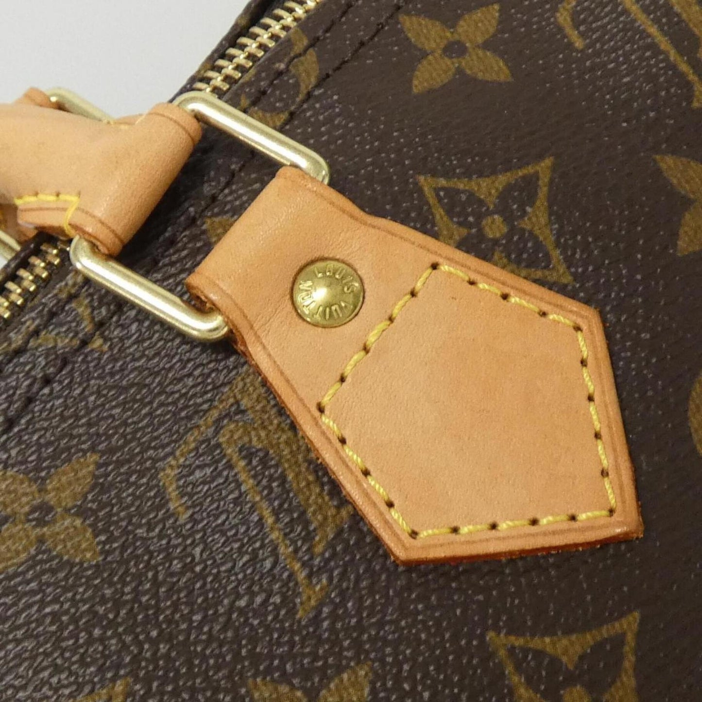 Iconic Monogram Canvas Speedy Bag with Dust Bag and Padlock