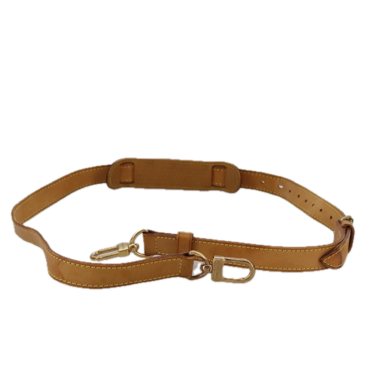 Leather Shoulder Strap with Metal Fittings