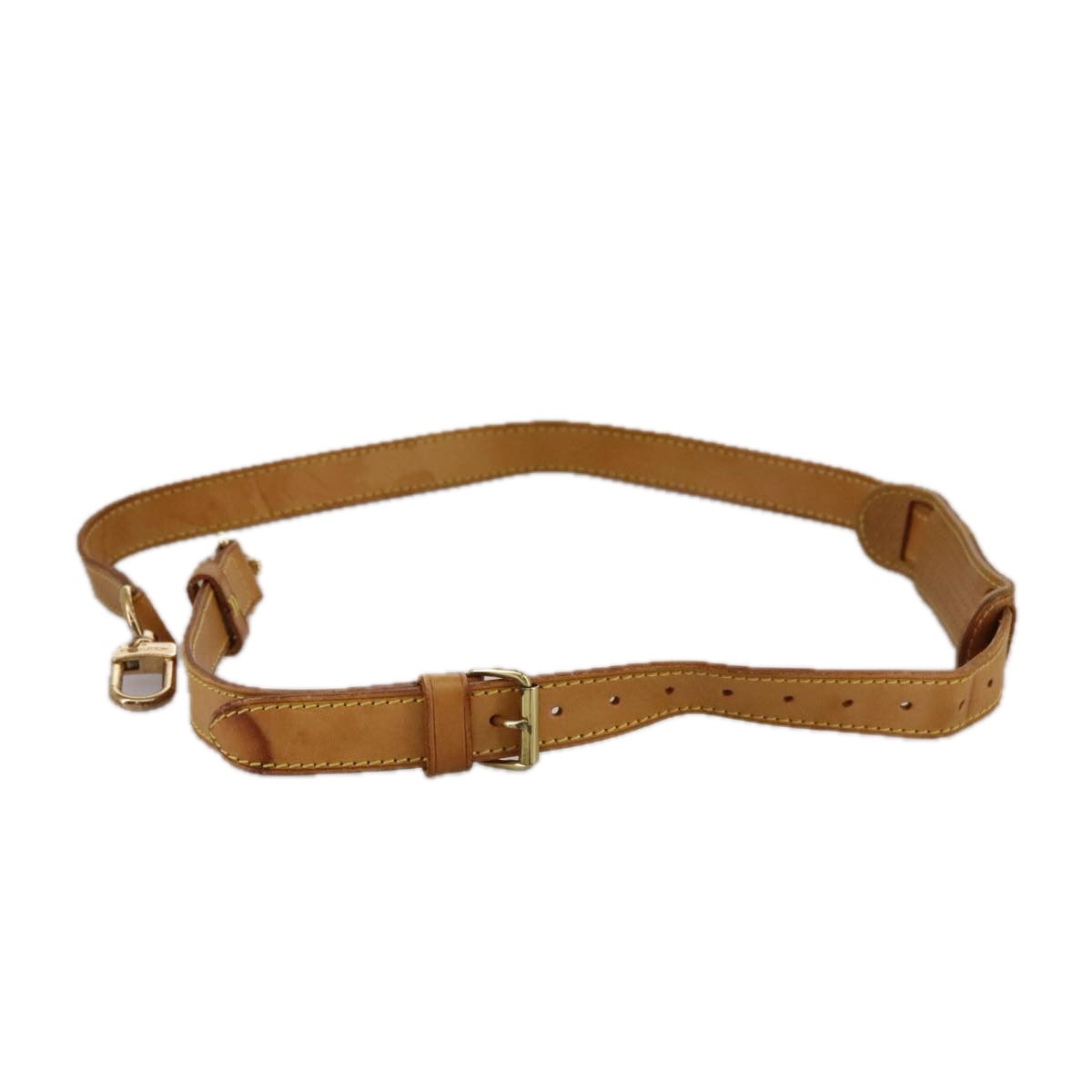 Leather Shoulder Strap with Metal Fittings