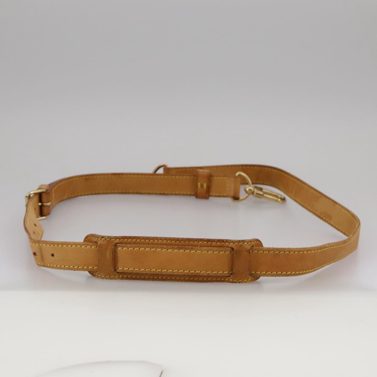 Leather Shoulder Strap with Metal Fittings