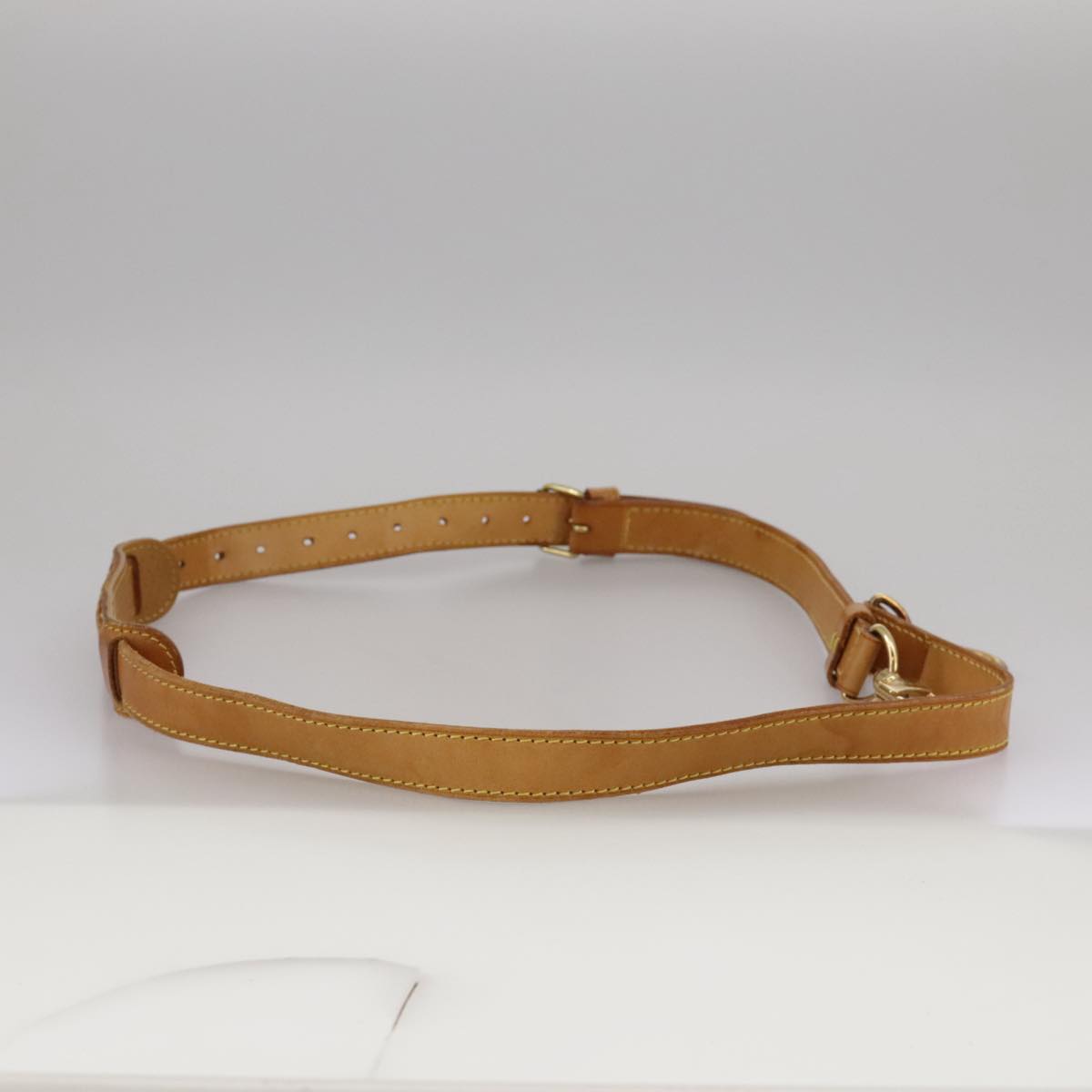 Leather Shoulder Strap with Metal Fittings