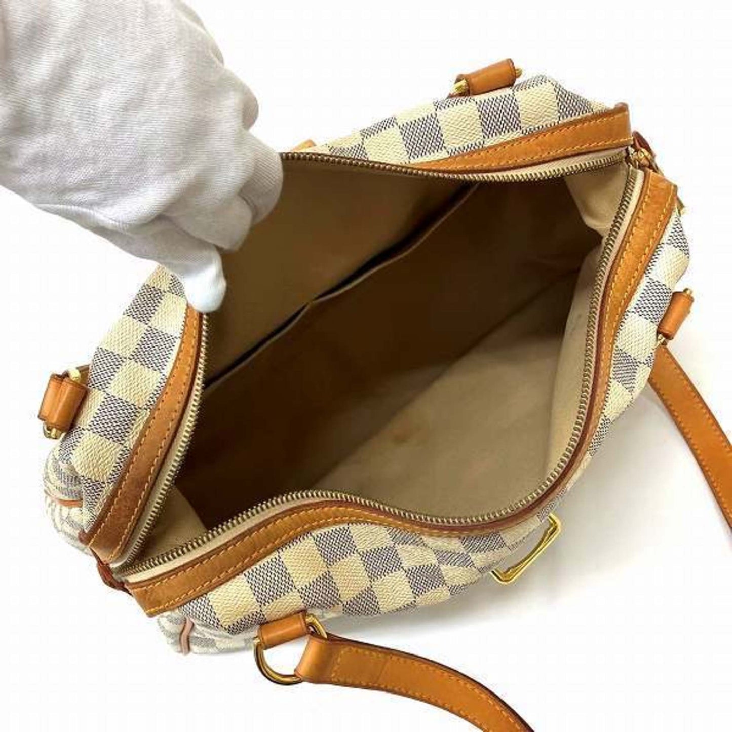 Elegant Canvas Tote Bag with Slight Wear
