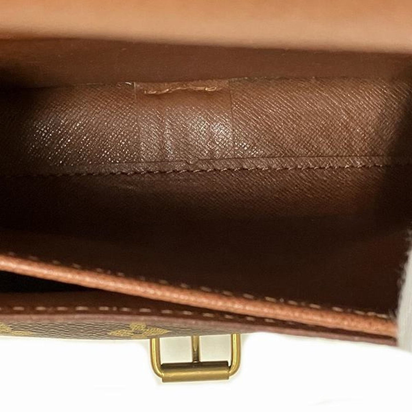 Cartouchiere Canvas Crossbody Bag with Dust Bag