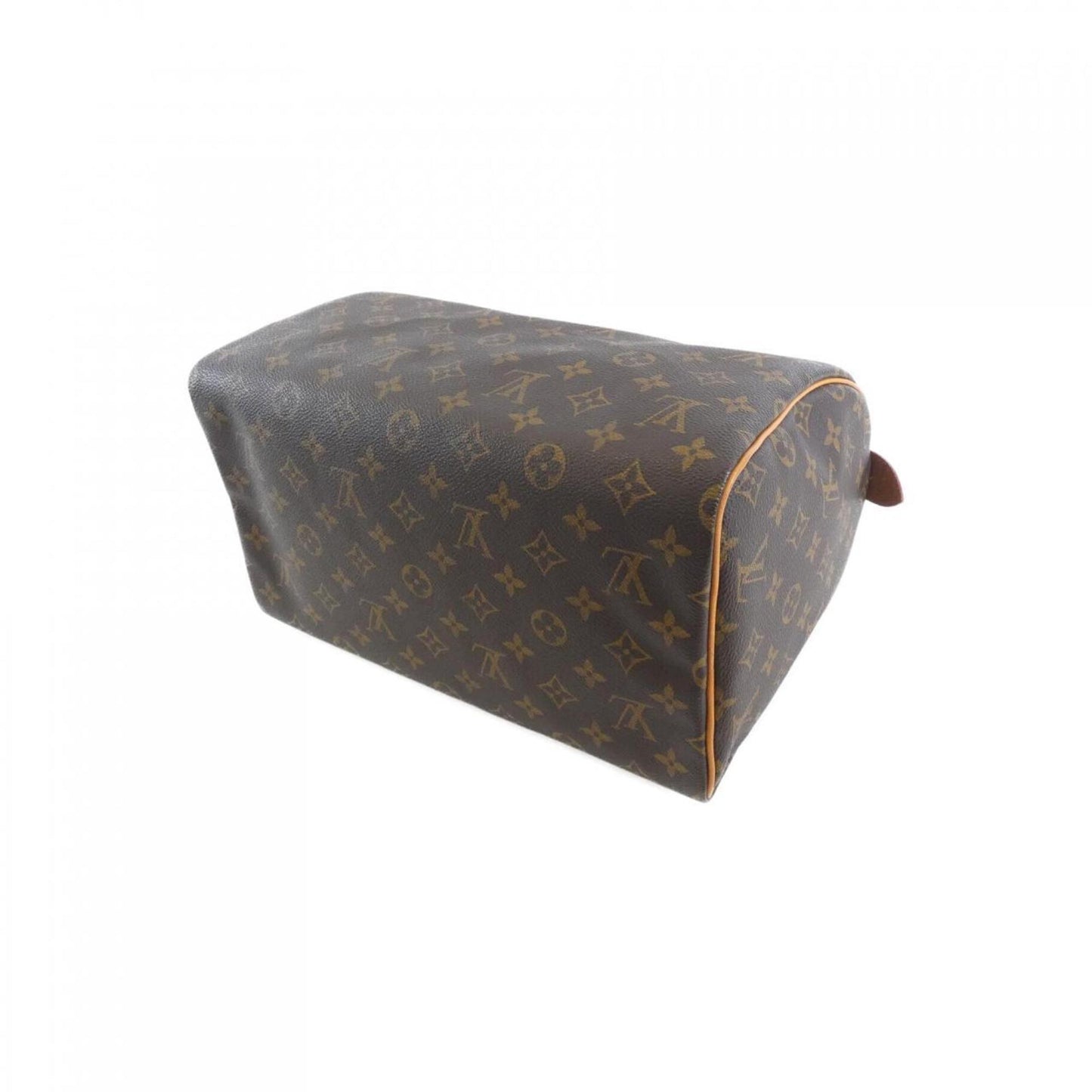 Canvas Speedy Bag with Key and Padlock