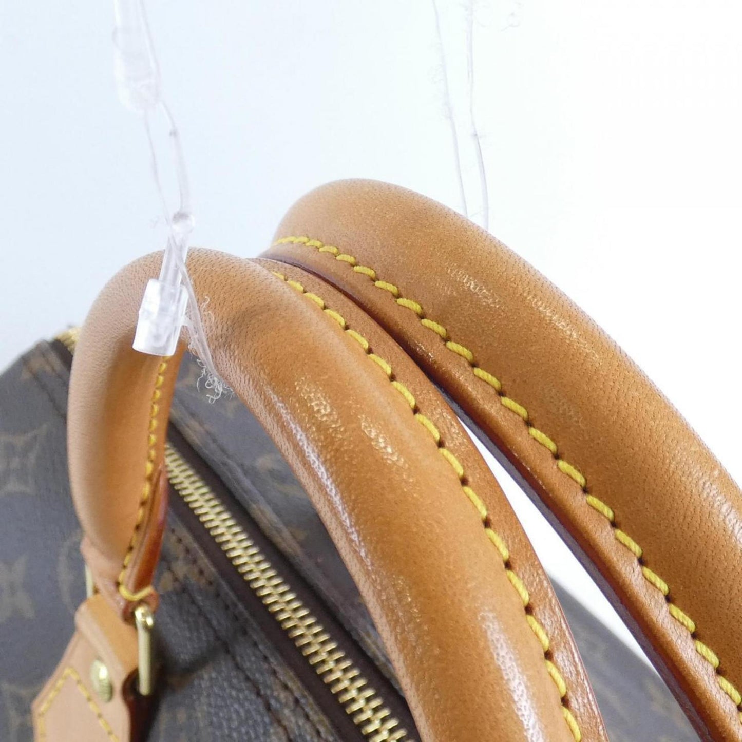 Canvas Speedy Bag with Key and Padlock