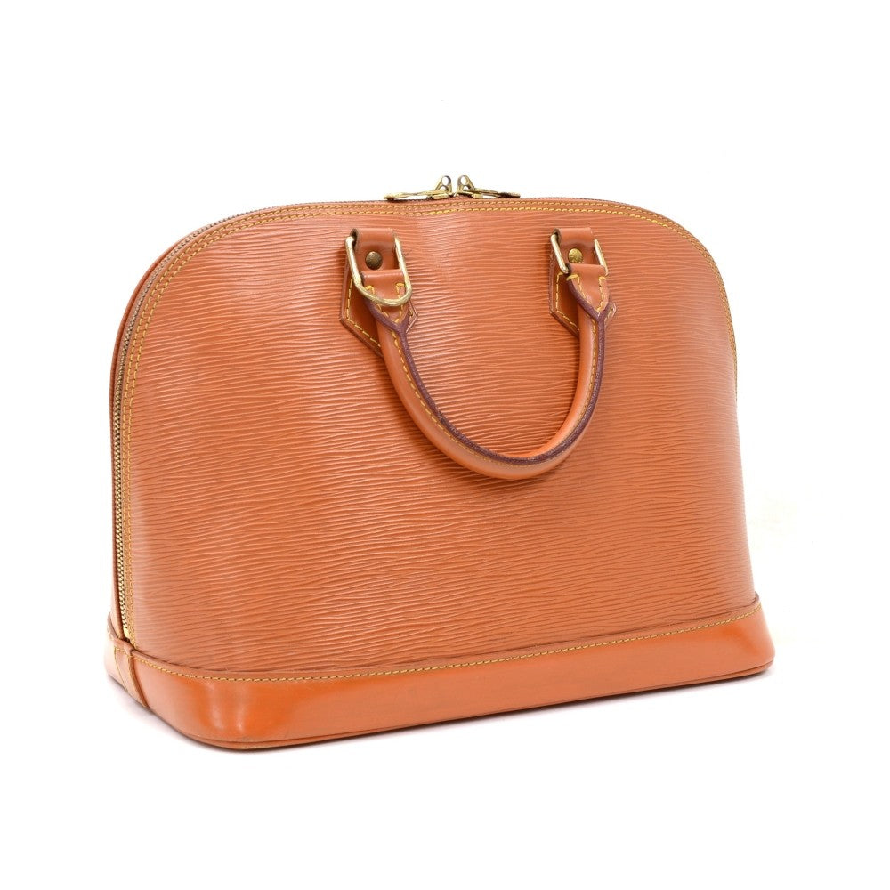 Louis Vuitto Alma Kenyan Fawn Epi Leather Handbag