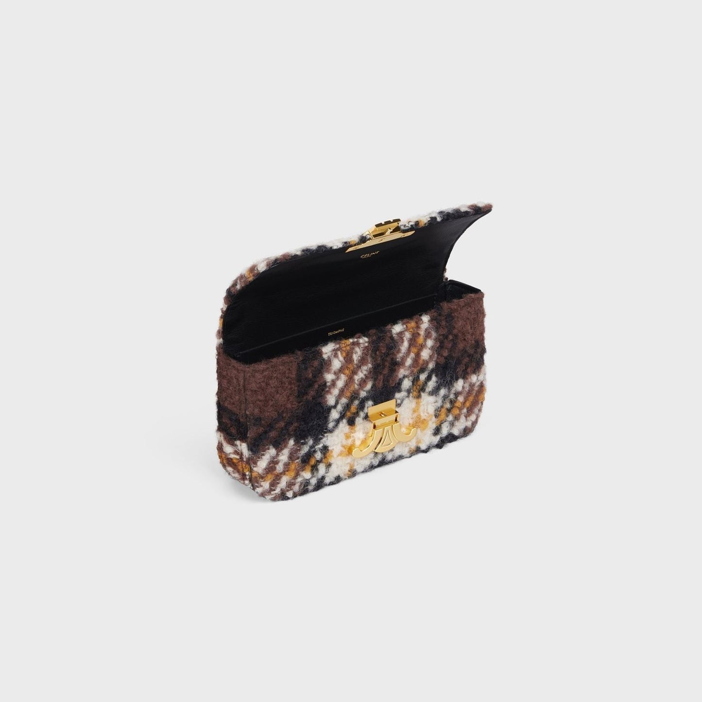 TRIOMPHE SHOULDER BAG - YELLOW/BRW