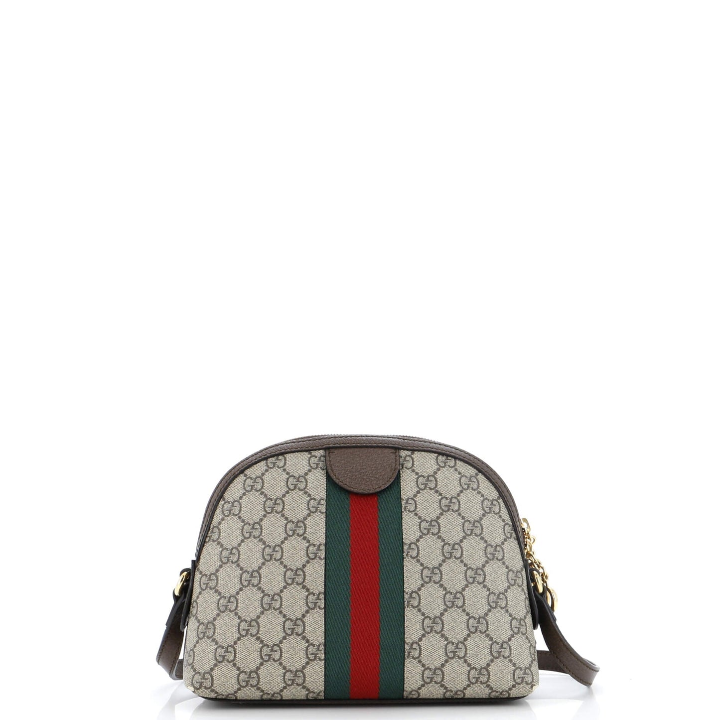 Ophidia Dome Shoulder Bag GG Coated Canvas Small