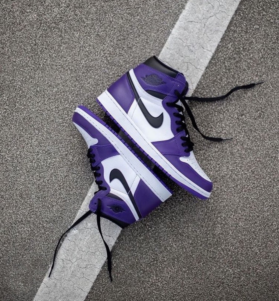 GLM - AJ1 Zi Jia Ge new purple toe