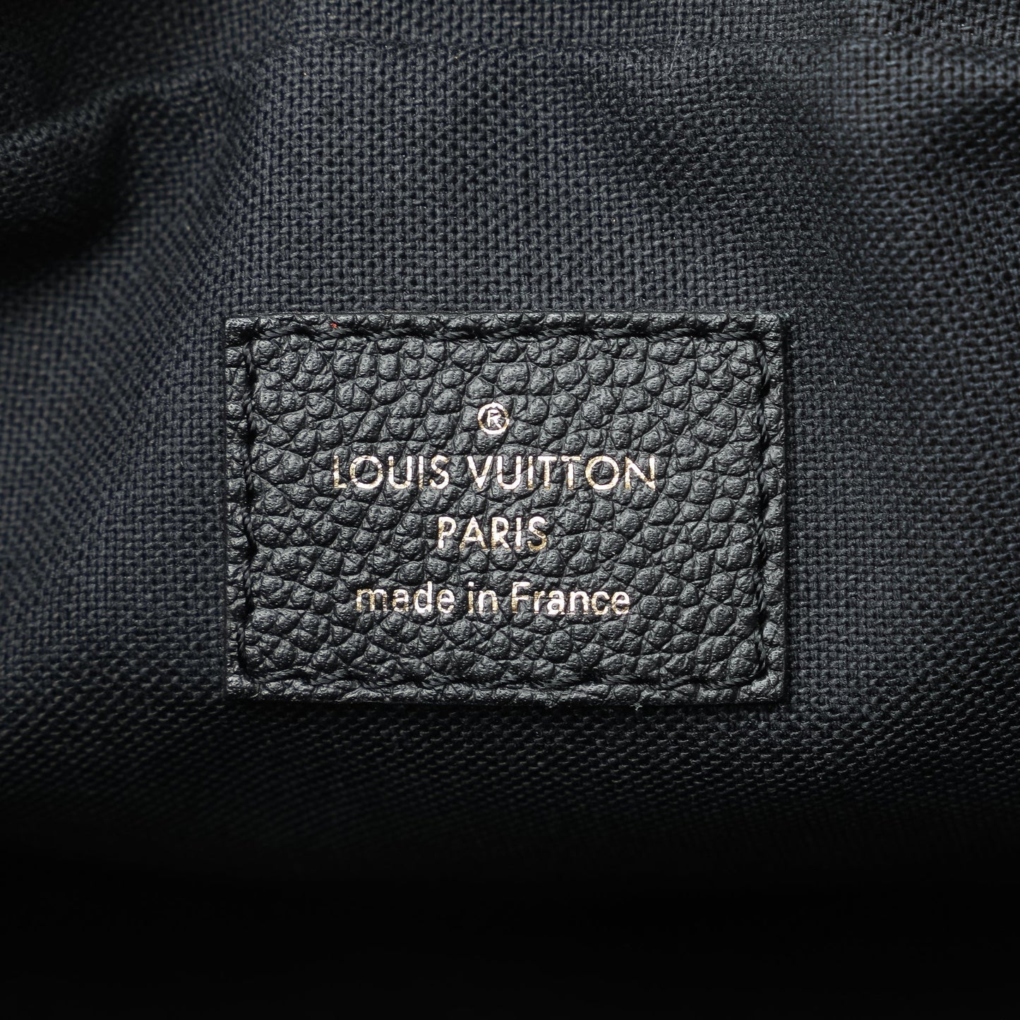 Black Louis Vuitton Monogram Empreinte Vosges MM Satchel