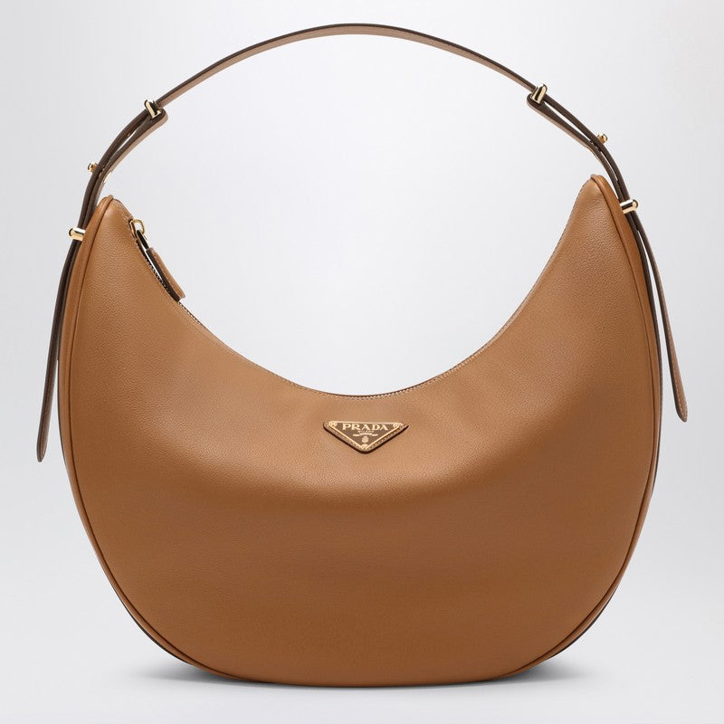Prada Prada ArquÃƒÆ’Ã‚Â© Caramel Large Leather Shoulder Bag Women