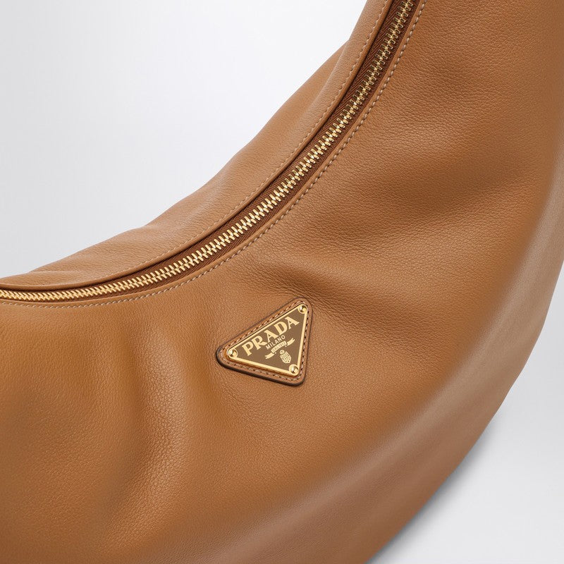 Prada Prada ArquÃƒÆ’Ã‚Â© Caramel Large Leather Shoulder Bag Women
