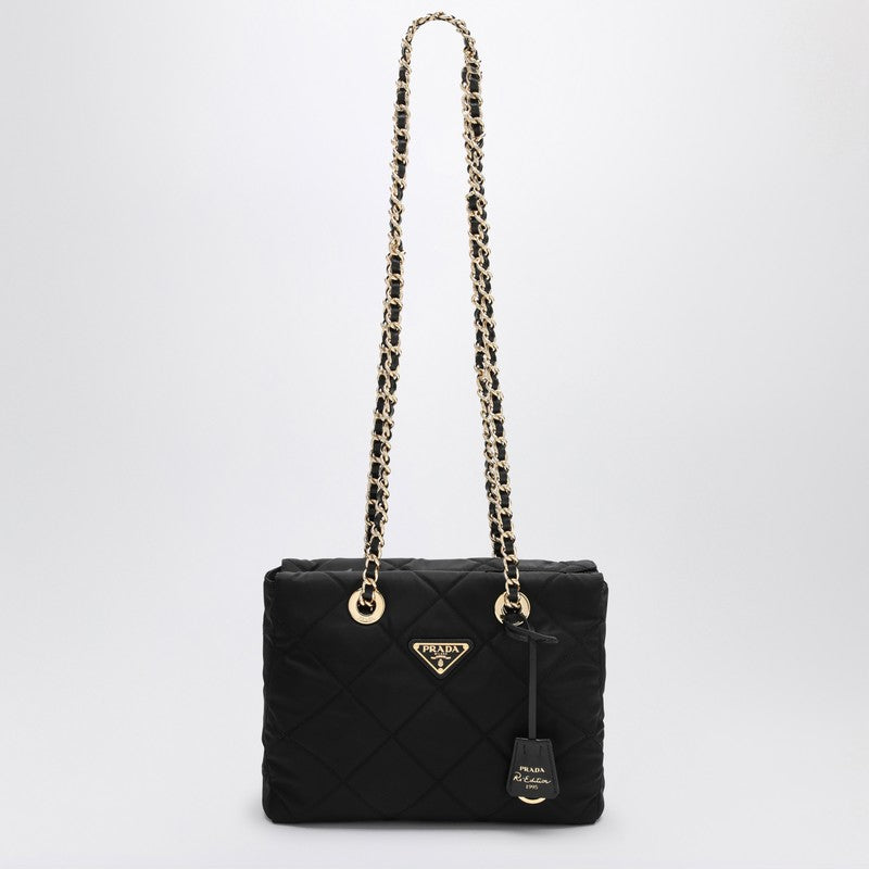 Prada Re-Edition 1995 ChaÃƒÆ’Ã‚Â®ne Black Re-Nylon Bag Women