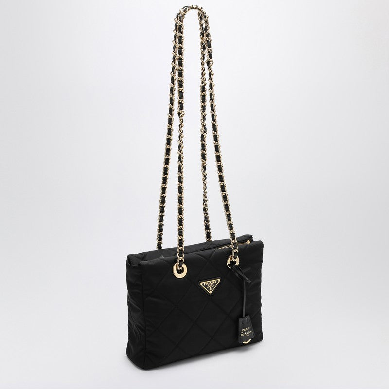 Prada Re-Edition 1995 ChaÃƒÆ’Ã‚Â®ne Black Re-Nylon Bag Women