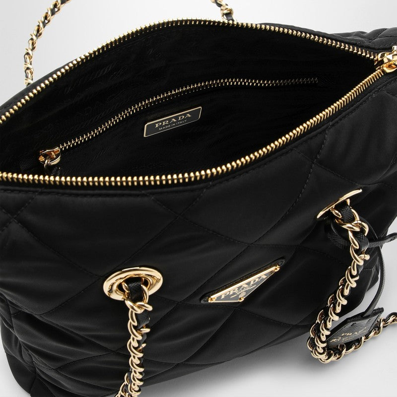 Prada Re-Edition 1995 ChaÃƒÆ’Ã‚Â®ne Black Re-Nylon Bag Women