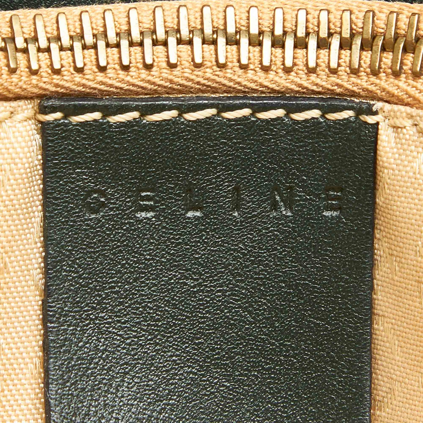 Gray Celine C Macadam Canvas Tote Bag