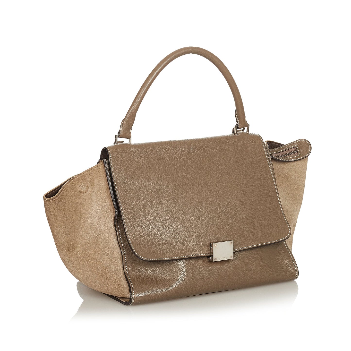 Celine Trapeze Handbag Medium Brown