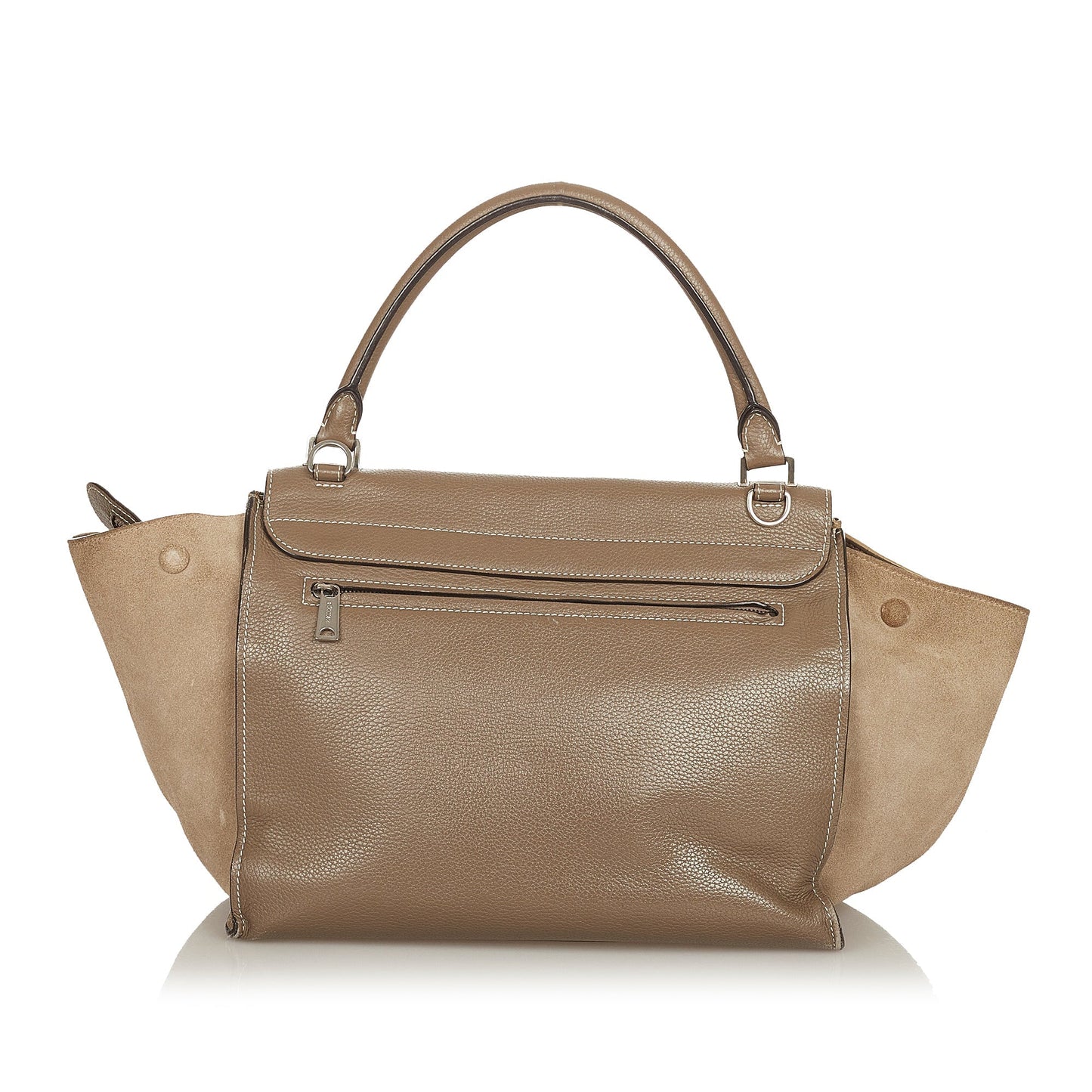 Celine Trapeze Handbag Medium Brown